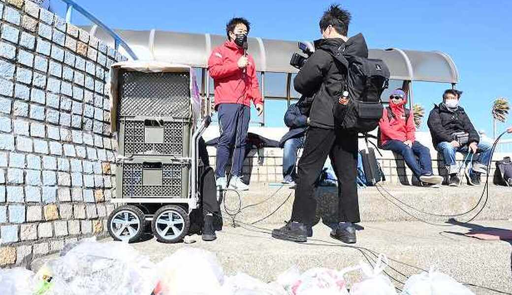 第２回海さくらZOOMごみ拾い レポート