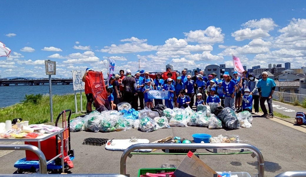 大阪海さくら　ブルーサンタでごみ拾い❣2025 レポート