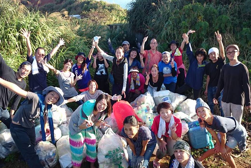 宮古島　大浦海岸ビーチクリーニング　2017/1/30 アイキャッチ
