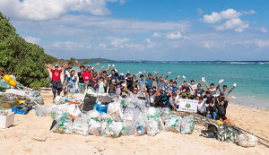 宮古島　クマザ海岸ビーチクリーニング アイキャッチ