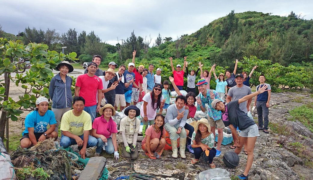 宮古島　島尻港ビーチクリーニング レポート