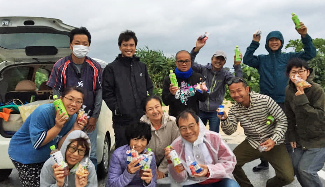 宮古島　保良漁港ビーチクリーニング レポート