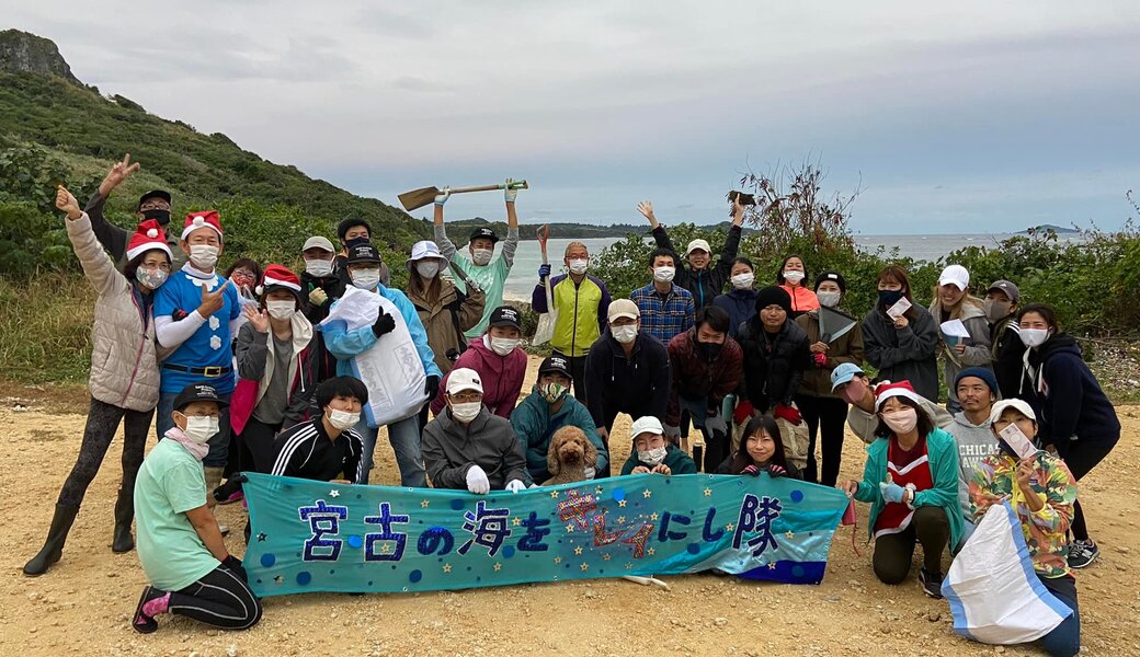 宮古の海をキレイにし隊定例ビーチクリーン＠真謝ビーチ レポート