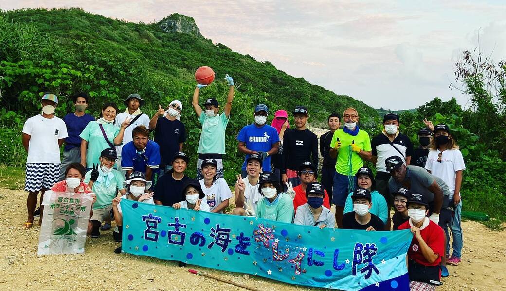 宮古の海をキレイにし隊定例ビーチクリーン＠真謝ビーチ レポート