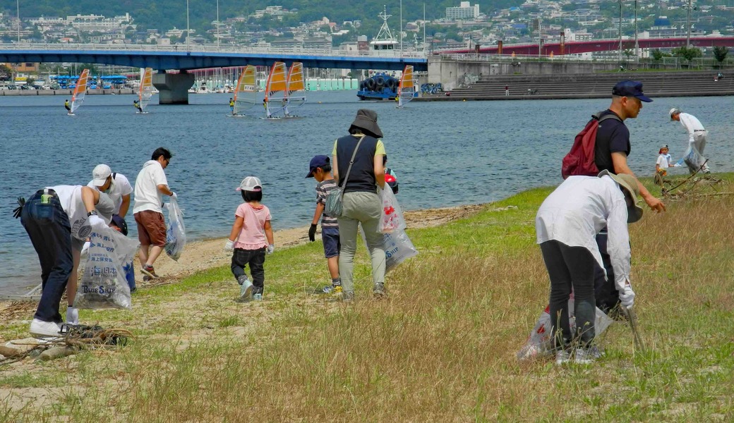甲子園浜海浜清掃 レポート
