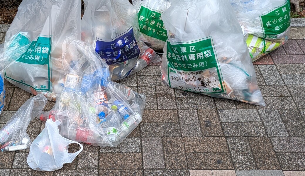 ２４５．亀戸ゴミ拾い(歩行者天国バージョン) アイキャッチ