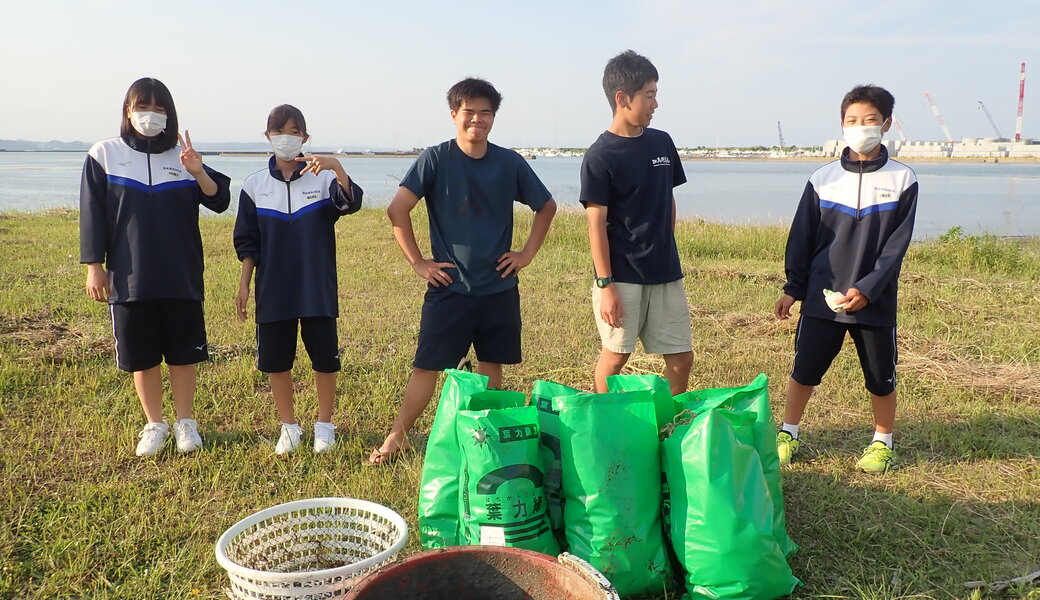 久々生海岸 里海プロジェクト　～ 平日ビーチクリーン ～ レポート