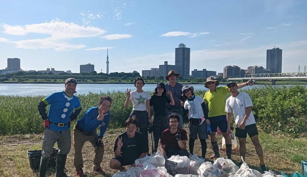 初夏のごみひろい運動会　青いサンタのエトランゼは誰？ レポート