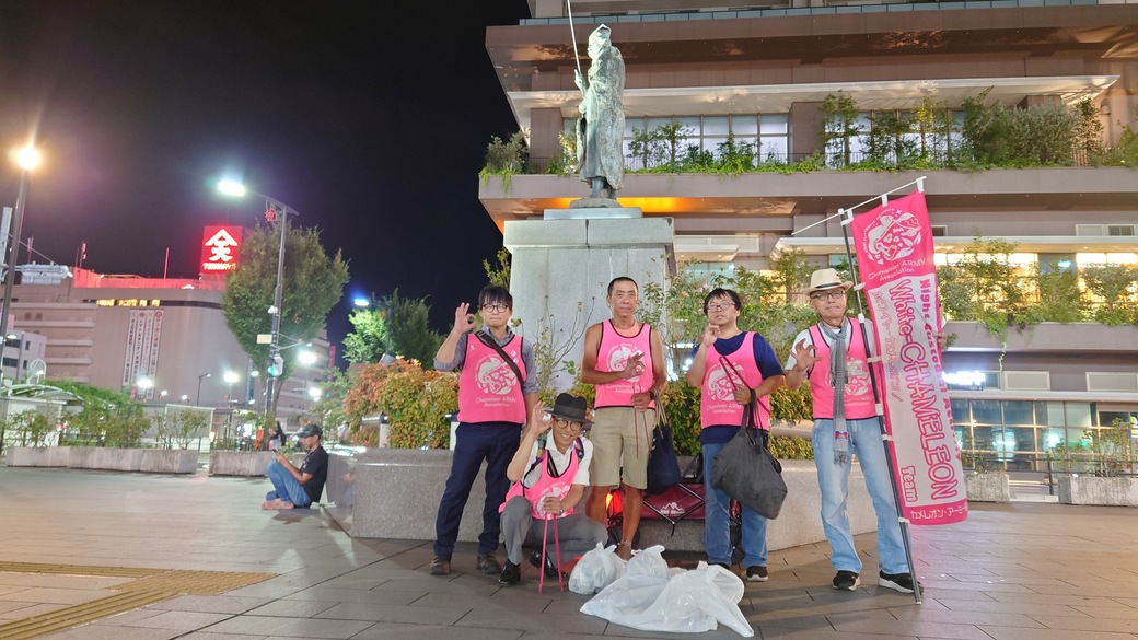 【第61回／福山】「夜のGOMI拾いウォーキング」 in 福山駅前 レポート