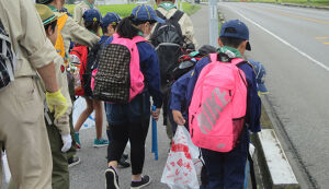 近隣奉仕 野営場周りのゴミ拾い アイキャッチ