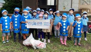 近隣奉仕 野営場周りのゴミ拾い アイキャッチ