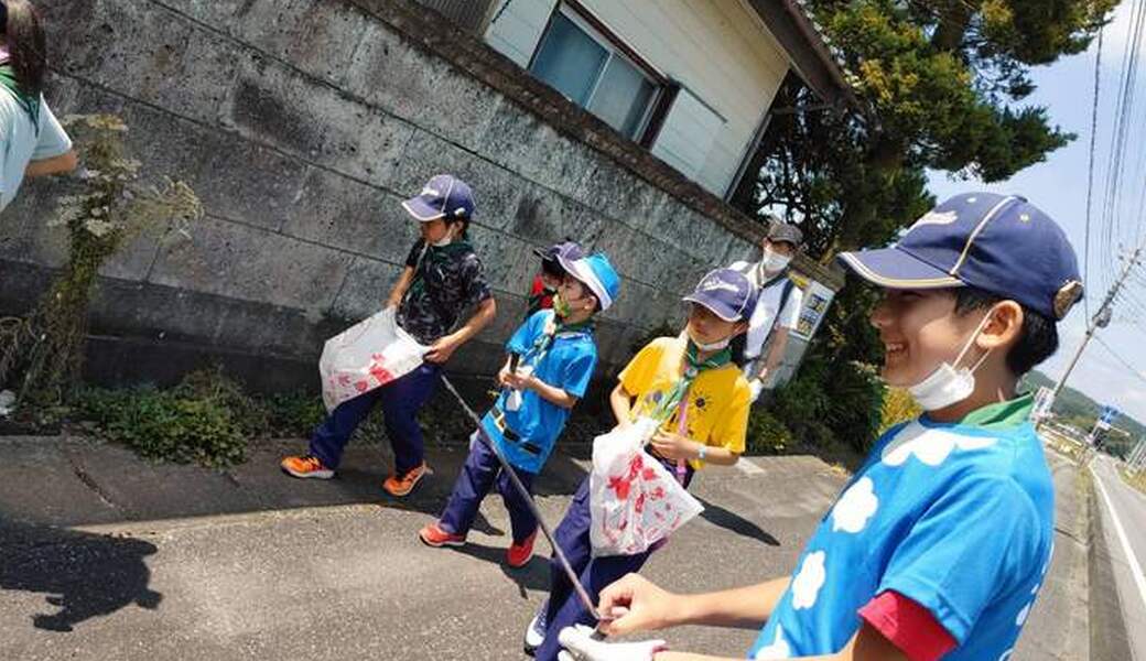 近隣奉仕 野営場周りのゴミ拾い Part2 レポート