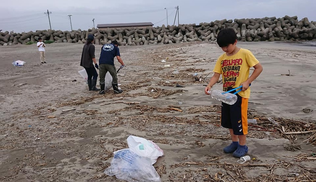 海の日ゴミ拾い レポート