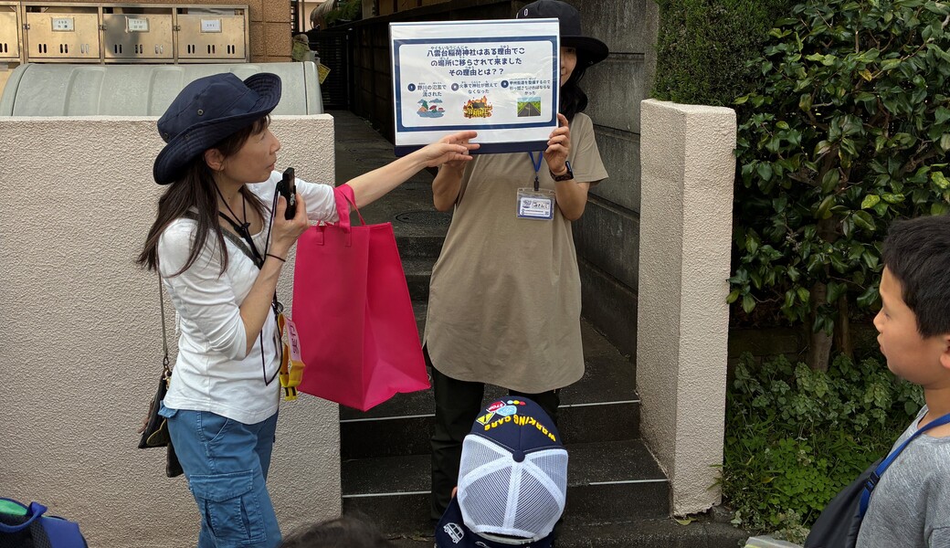 4/19ゴミ拾い&まち探検@國領神社藤まつり レポート