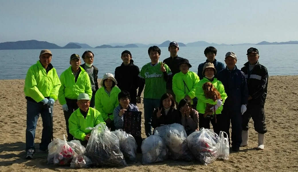 第51回目岡山海さくらゴミ拾い。 レポート