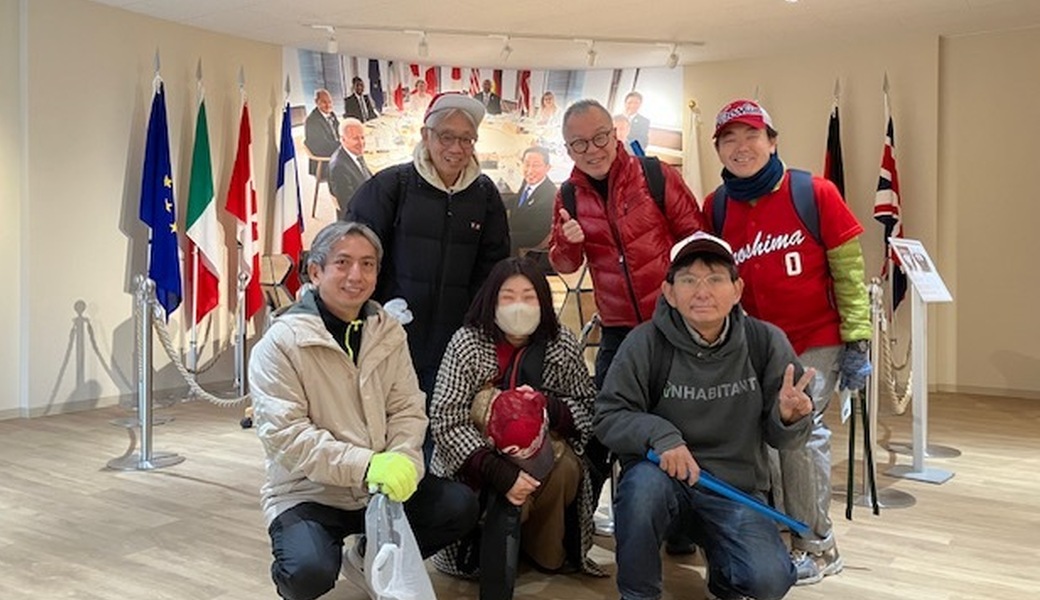 クリスマスゴミ拾い＋ ギリシャ料理「ポリカラ」ランチ♪ レポート