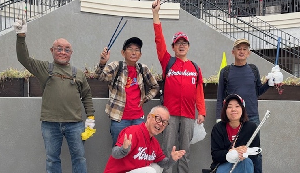 大州～府中町界隈＋お好み焼き・ゴミ拾い♪ レポート