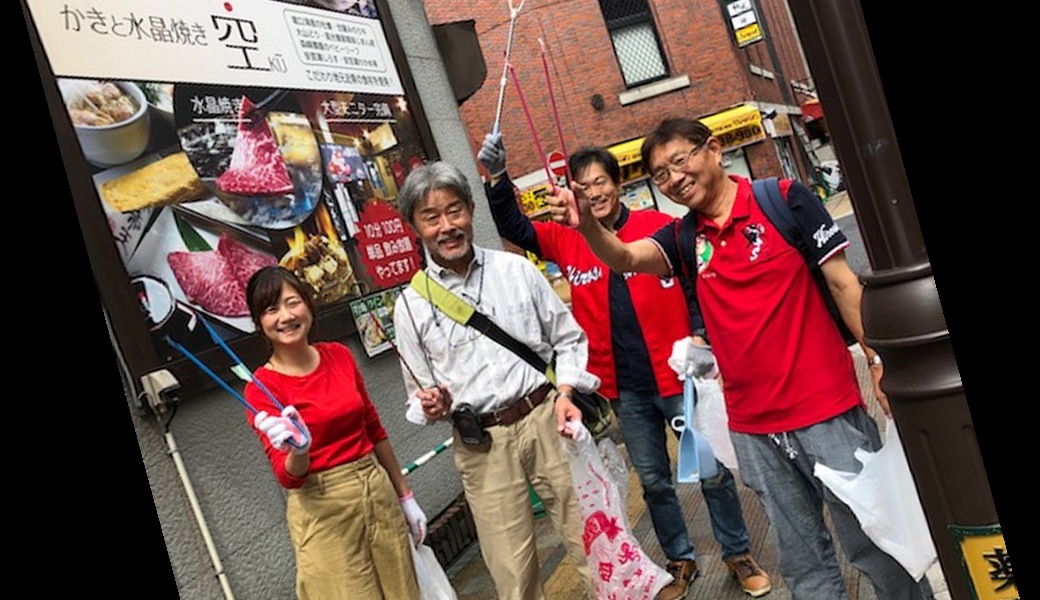まえばちゃんカレーを食べて＆ バー「凪」で一杯やるよ・ゴミ拾い♪ レポート