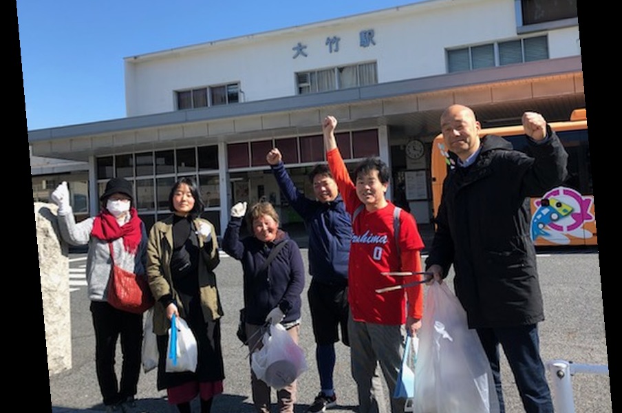 １/２３（日）は 『大竹　手すき和紙体験・ゴミ拾い♪』 レポート