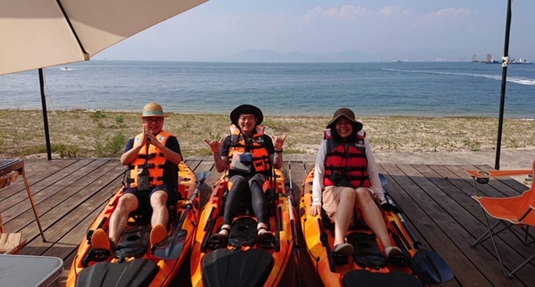 昨年に引き続いて似島へ 『お遊び名人小松健二さんコラボ・ゴミ拾い♪』 レポート