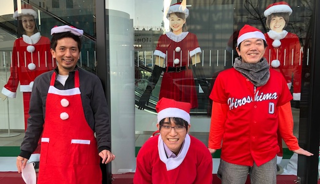 『クリスマス＆忘年会・九福ゴミ拾い♪』 レポート