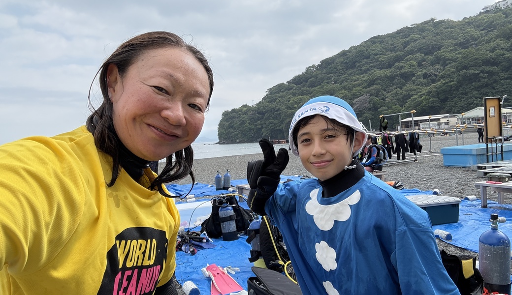 ダイブテリーズ　WORLD CLEANUP DAY 2025 水中ゴミ拾いツアー レポート