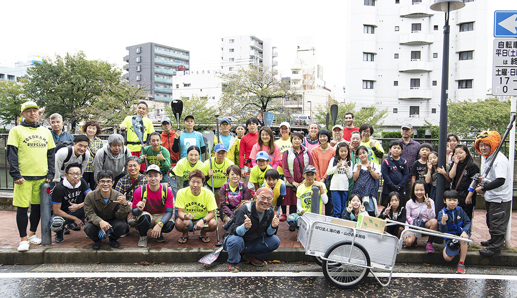 大岡川PGT（Pプラスチック Gゴミ T獲ったどぉ）大作戦（桜桟橋） レポート