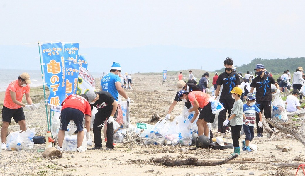 西の浜クリーンアップ活動 アイキャッチ