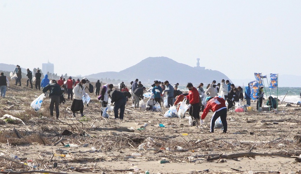 西の浜クリーンアップ活動 アイキャッチ