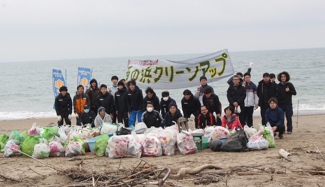 西の浜クリーンアップ活動 アイキャッチ