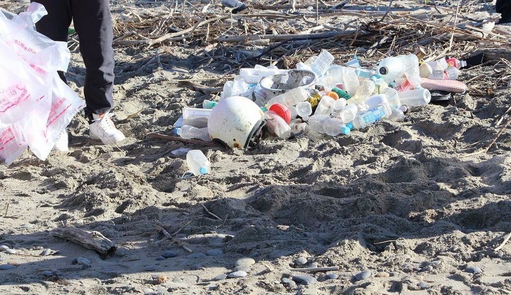 西の浜クリーンアップ活動 レポート