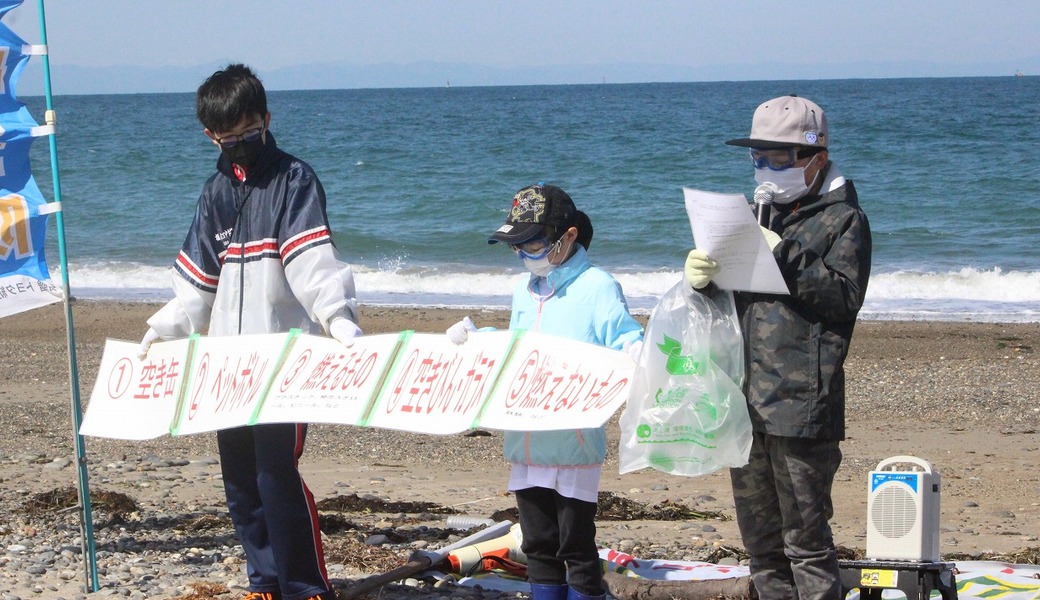 西の浜クリーンアップ活動 レポート