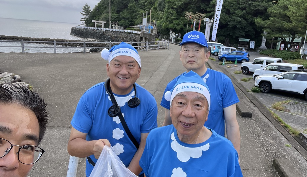 健康ウオーク清掃　二見浦海岸 レポート