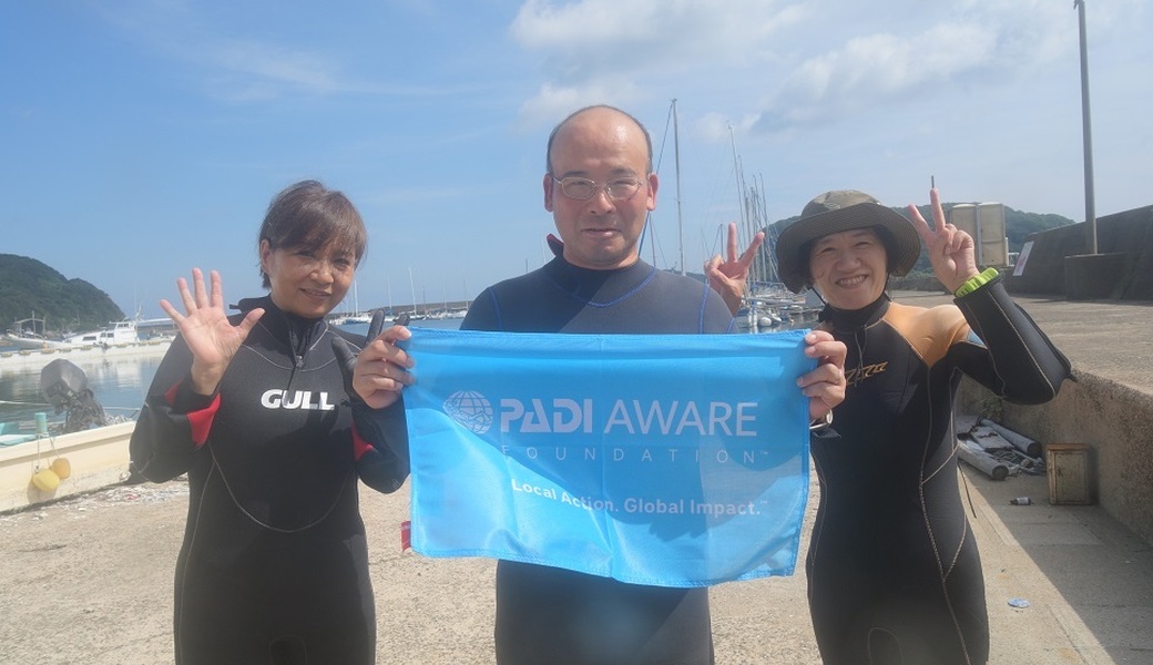 海の中のゴミ拾い☆ レポート