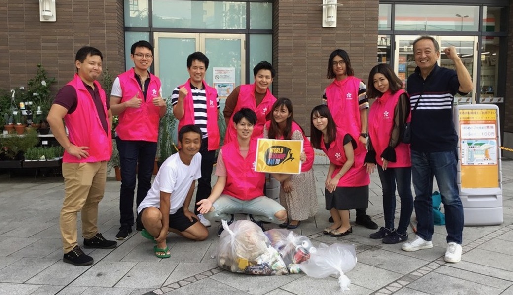 中目黒美化委員会・目黒川沿い清掃活動 アイキャッチ