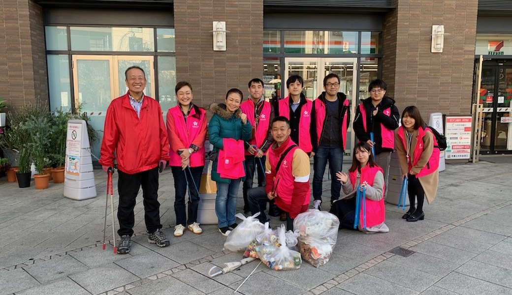 中目黒美化委員会・目黒川沿い清掃活動 アイキャッチ
