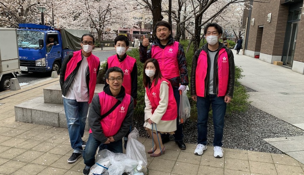 中目黒美化委員会・目黒川沿い清掃活動 アイキャッチ