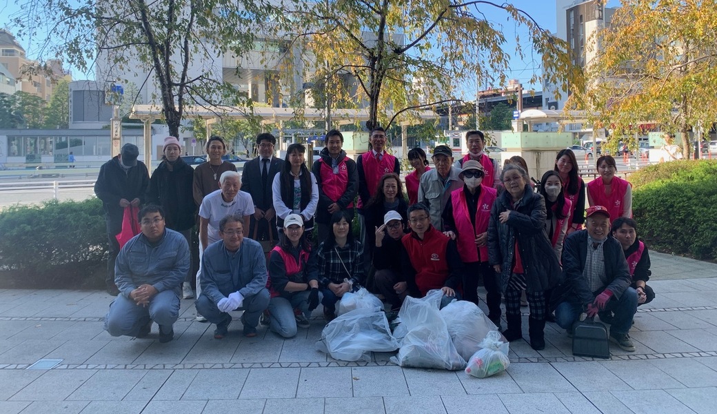 中目黒村美化委員会による目黒川（山手通り・東京音大方面）／目黒銀座・西銀座・GT方面定期清掃 レポート