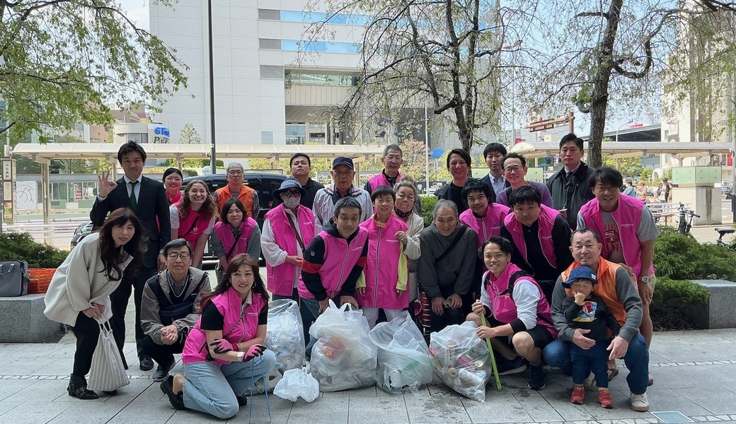 中目黒村美化委員会による目黒川（山手通り・東京音大・東京共済病院・なかめ公園橋）／目黒銀座・西銀座・GT方面定期清掃 レポート