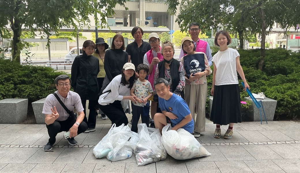 中目黒村美化委員会による目黒川（山手通り・東京音大・東京共済病院・なかめ公園橋）／目黒銀座・西銀座・GT方面定期清掃 レポート