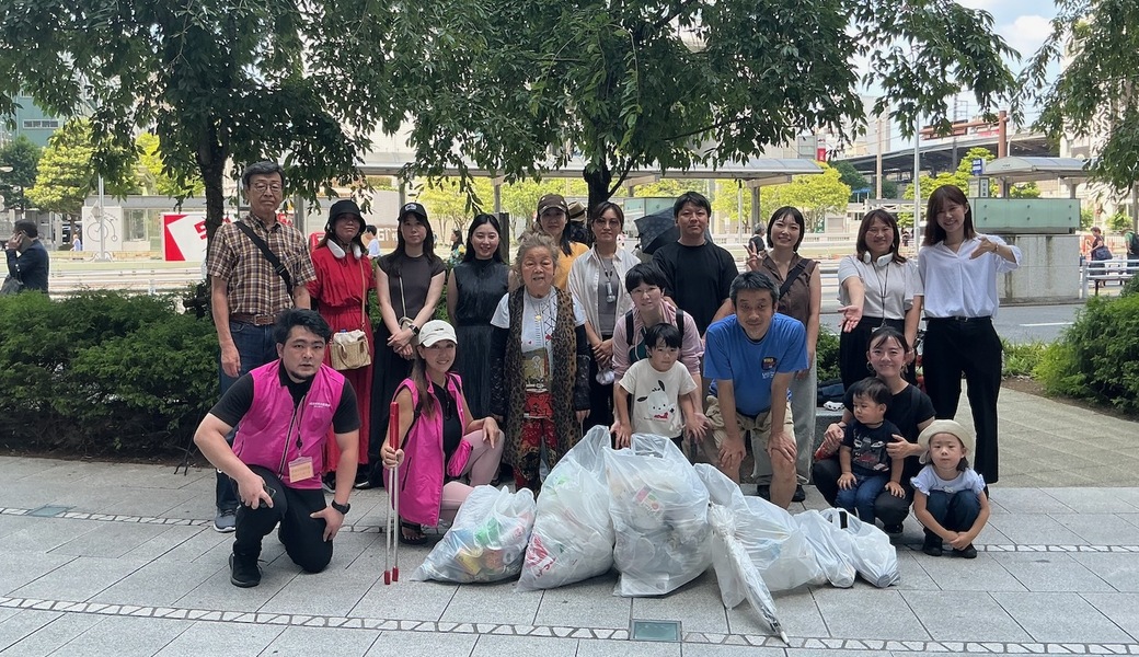 中目黒村美化委員会による目黒川（山手通り・東京音大・東京共済病院・なかめ公園橋）／目黒銀座・西銀座・GT方面定期清掃 レポート