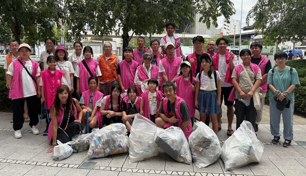 中目黒村美化委員会による目黒川（山手通り・東京音大・東京共済病院・なかめ公園橋）／目黒銀座・西銀座・GT方面定期清掃 レポート