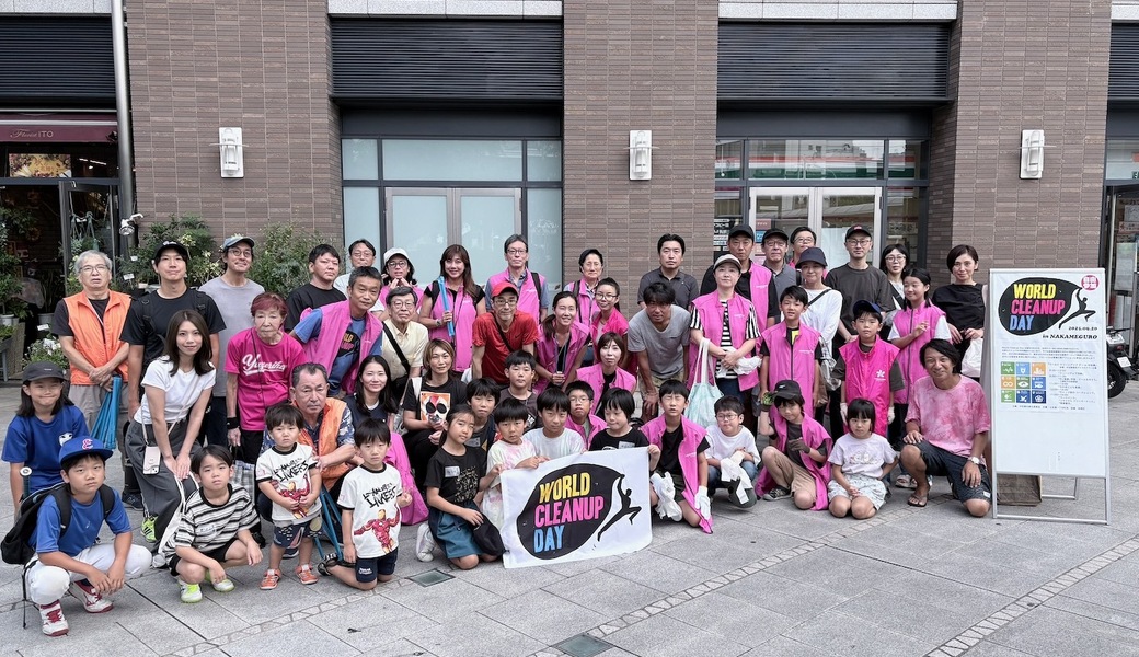 中目黒村美化委員会による目黒川（山手通り・東京音大・東京共済病院・なかめ公園橋）／目黒銀座・西銀座・GT方面定期清掃 レポート