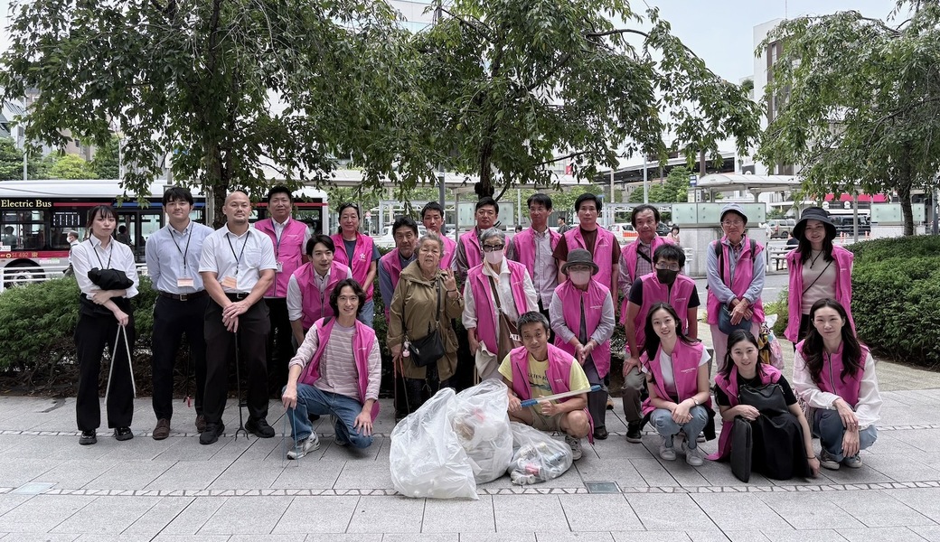 中目黒村美化委員会による目黒川（山手通り・東京音大・東京共済病院・なかめ公園橋）／目黒銀座・西銀座・GT方面定期清掃 レポート
