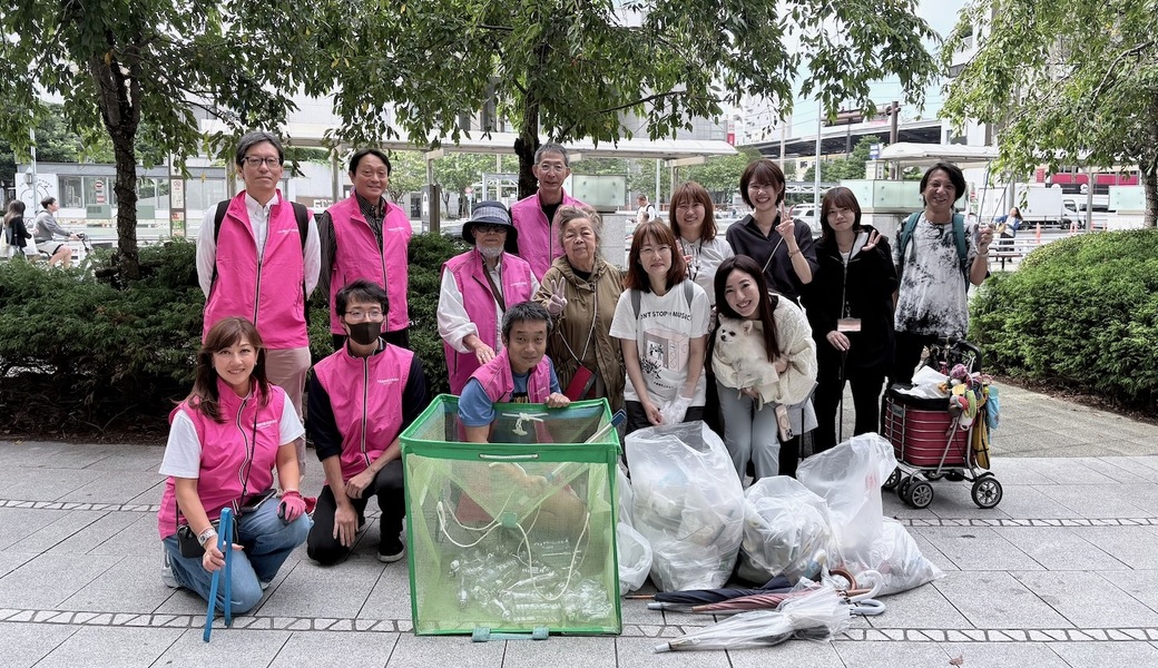 中目黒村美化委員会による目黒川（山手通り・東京音大・東京共済病院・なかめ公園橋）／目黒銀座・西銀座・GT方面定期清掃 レポート