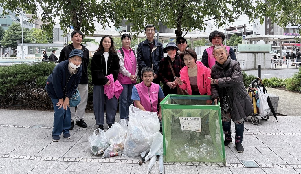 中目黒村美化委員会による目黒川（山手通り・東京音大・東京共済病院・なかめ公園橋）／目黒銀座・西銀座・GT方面定期清掃 レポート