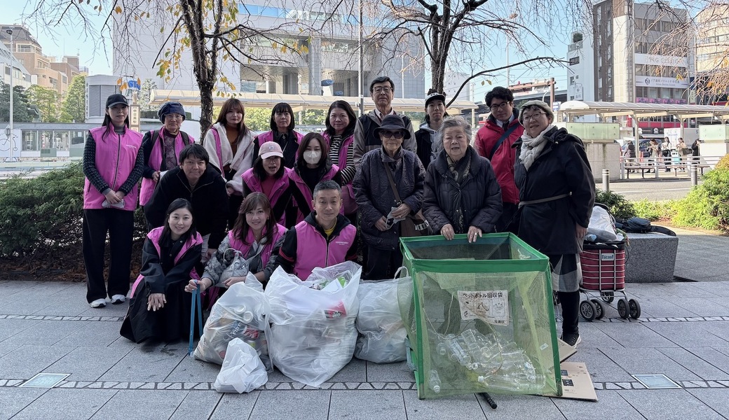 中目黒村美化委員会による目黒川（山手通り・東京音大・東京共済病院・なかめ公園橋）／目黒銀座・西銀座・GT方面定期清掃 レポート