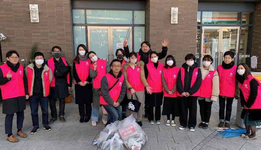 中目黒美化委員会・目黒川沿い清掃活動 レポート