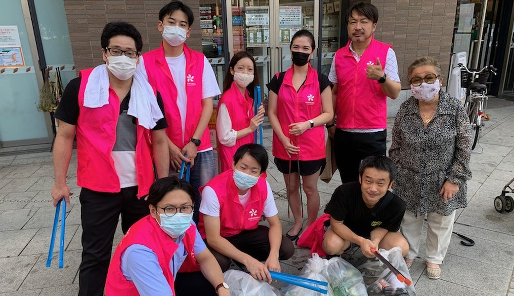 中目黒美化委員会による目黒川定期清掃 レポート