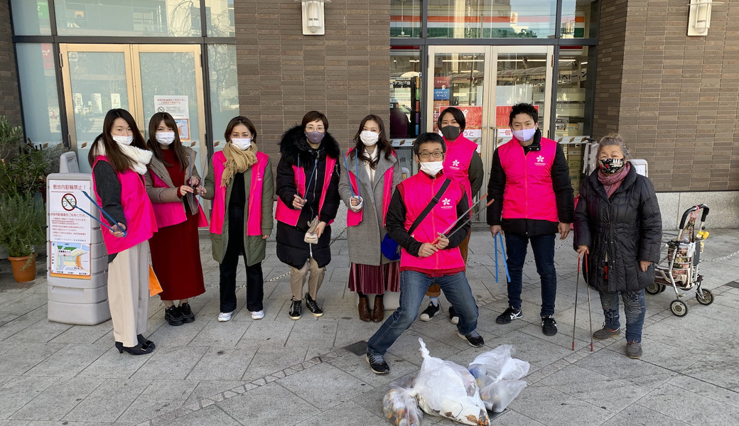 中目黒美化委員会・目黒川沿い清掃活動 レポート